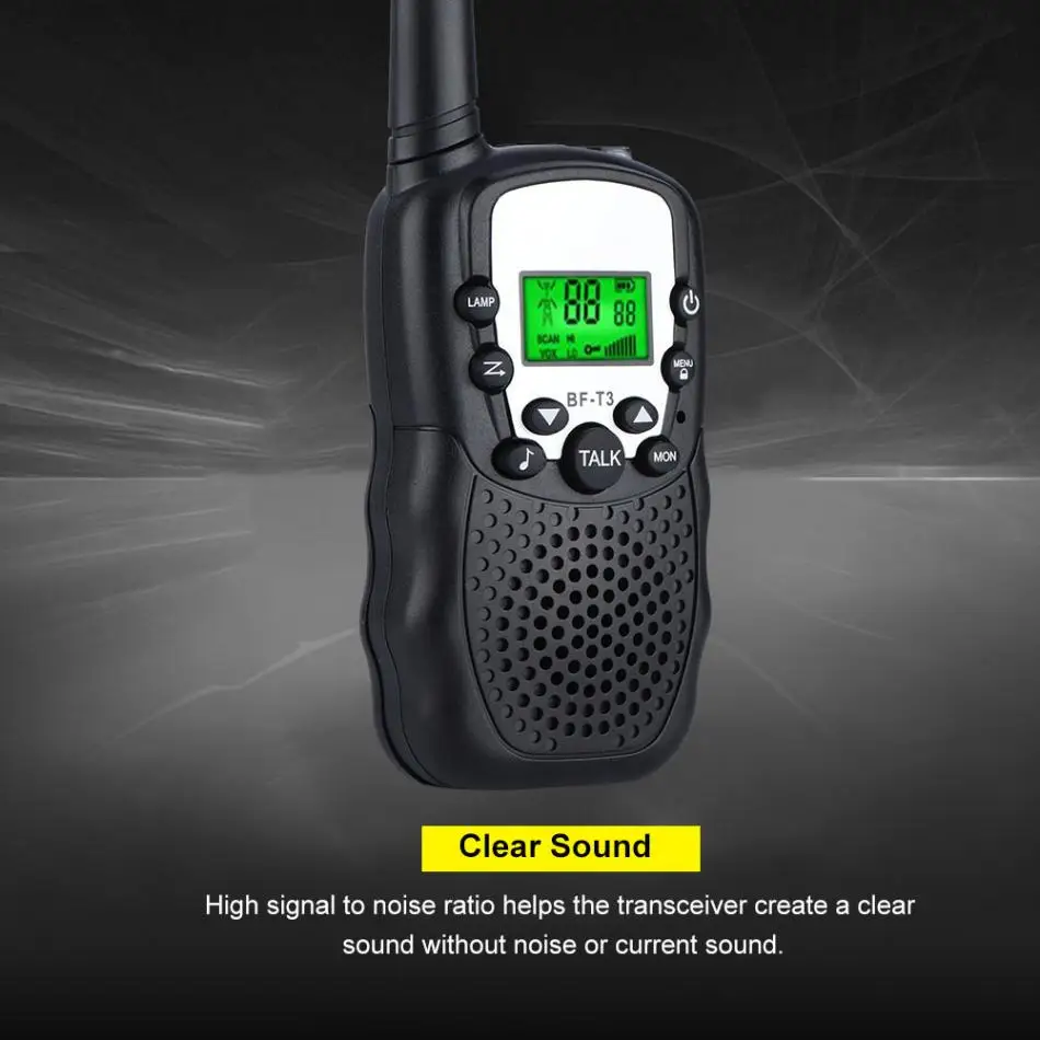 2 шт. мини рация Retevis UHF 462-467 МГц ЖК-экран ручка двухсторонняя радиостанция приемопередатчик коммуникатор 22 канала