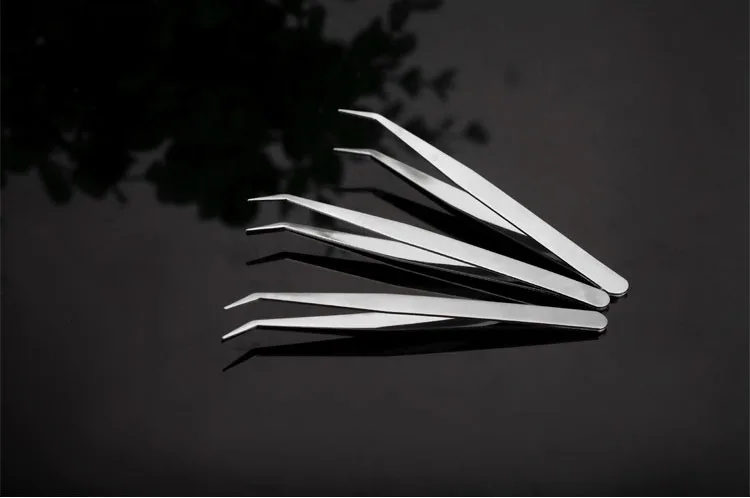 6 штук упак. высококачественные прямые и изогнутые щипцы щипчики из нержавеющей