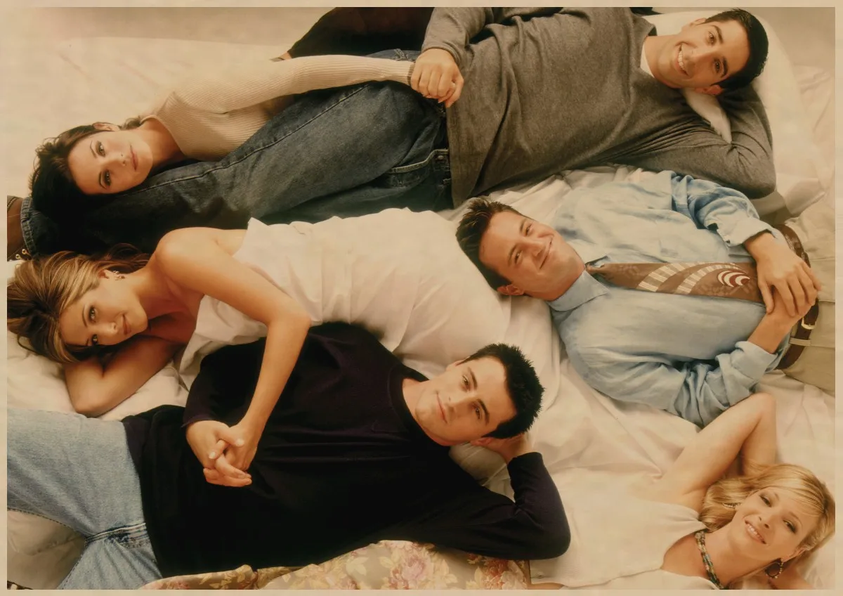 Постер друзья из сериала США постер крафт бумаги в стиле ретро домашний декор