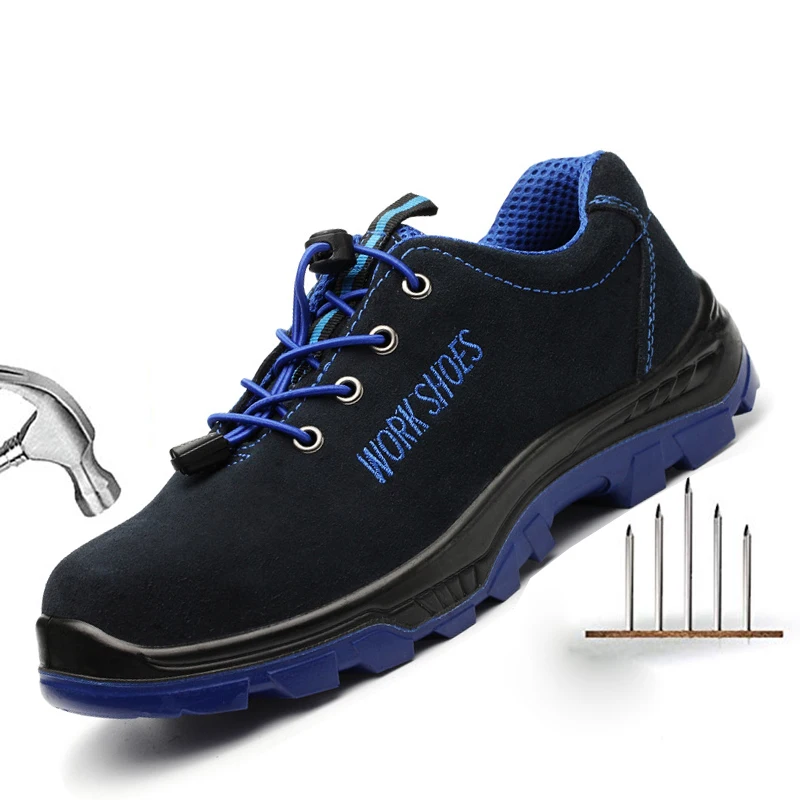 Ботинки мужские сетчатые дышащие защита от ударов проколов Рабочая обувь