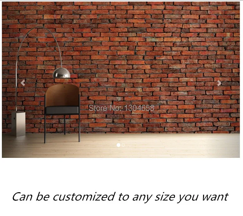 Пользовательские Современные 3D росписи городские разложенные красные настенные