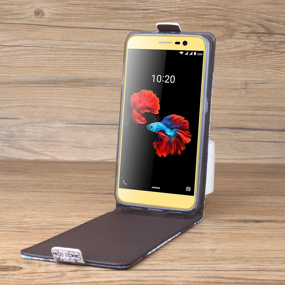 5 Inch Вертикальный флип окрашенные класса люкс для zte A910 чехол из искусственной