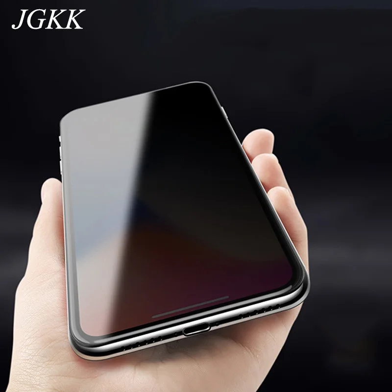 JGKK пленка для защиты экрана от шпиона Apple iPhone X 2.5D полное покрытие анти шпионское