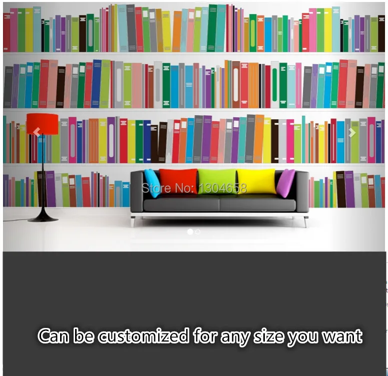 Бесплатная доставка Пользовательские большие фрески диван спальня ТВ коридор