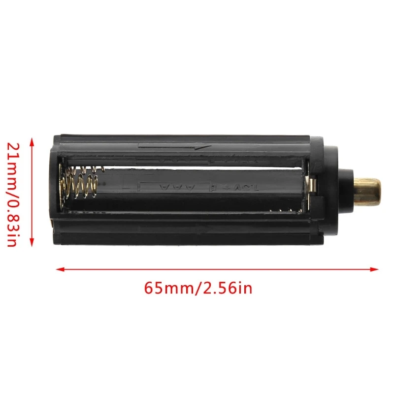 Пластиковый держатель батарей цилиндрического типа для 3x AAA 18650 конвертер