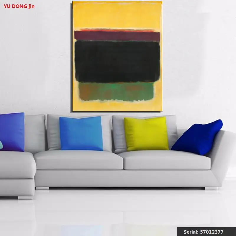 Классическая картина маслом Mark Rothko Still life рисование искусство спрей холст без