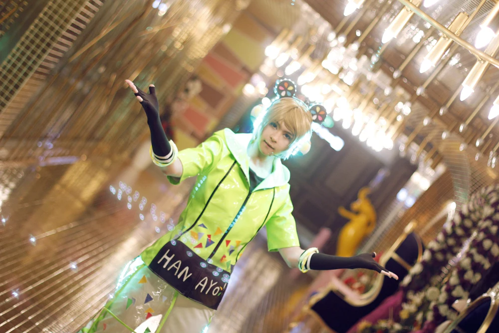 Аниме! Люблю жить! Кибер-идолированная мужская униформа для костюмированной