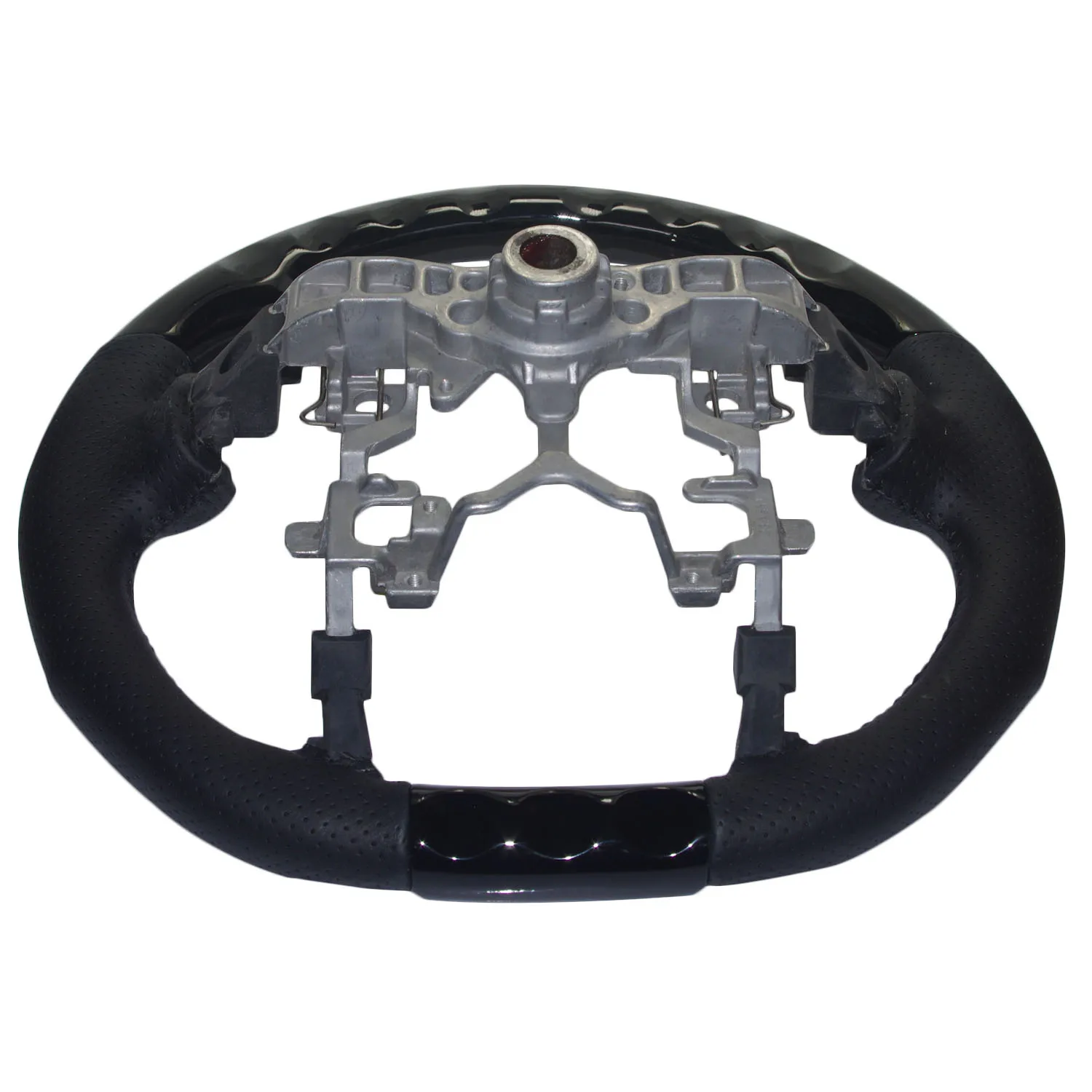 Черное Кожаное Спортивное Рулевое колесо для пианино 2010-2015 Toyota PRIUS Hybrid ZVW30 35 40 41