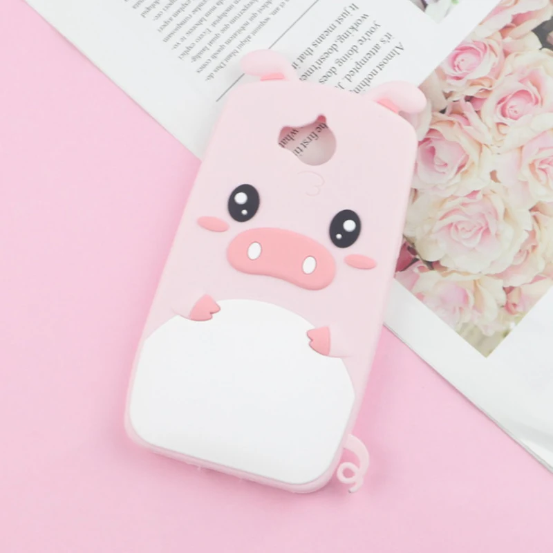 Силиконовый 3D чехол с милыми животными для huawei Honor Y6 Pro/4C Pro/Enjoy 5/Honor Holly 2 Plus TIT-AL00 Y6Pro TIT-U02 чехол с кошкой - Цвет: QQ Pig