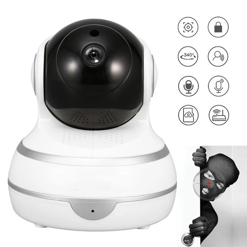 Камера видеонаблюдения 1080p 2 Мп IP Wi Fi функция обнаружения движения ночного