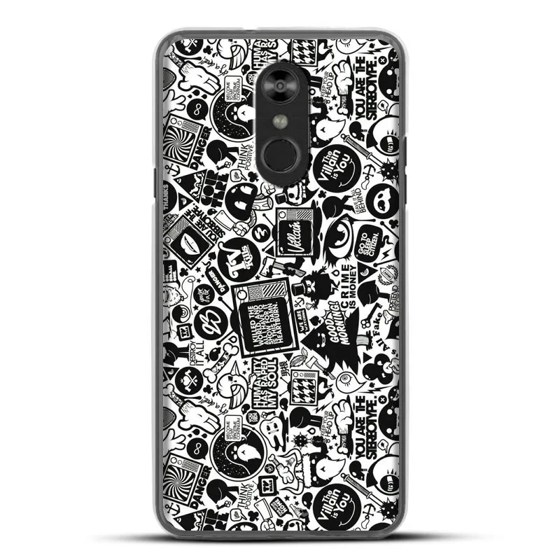 Чехол для телефона LG Stylo 4 чехол с рисунком из мультфильма матовый мягкий