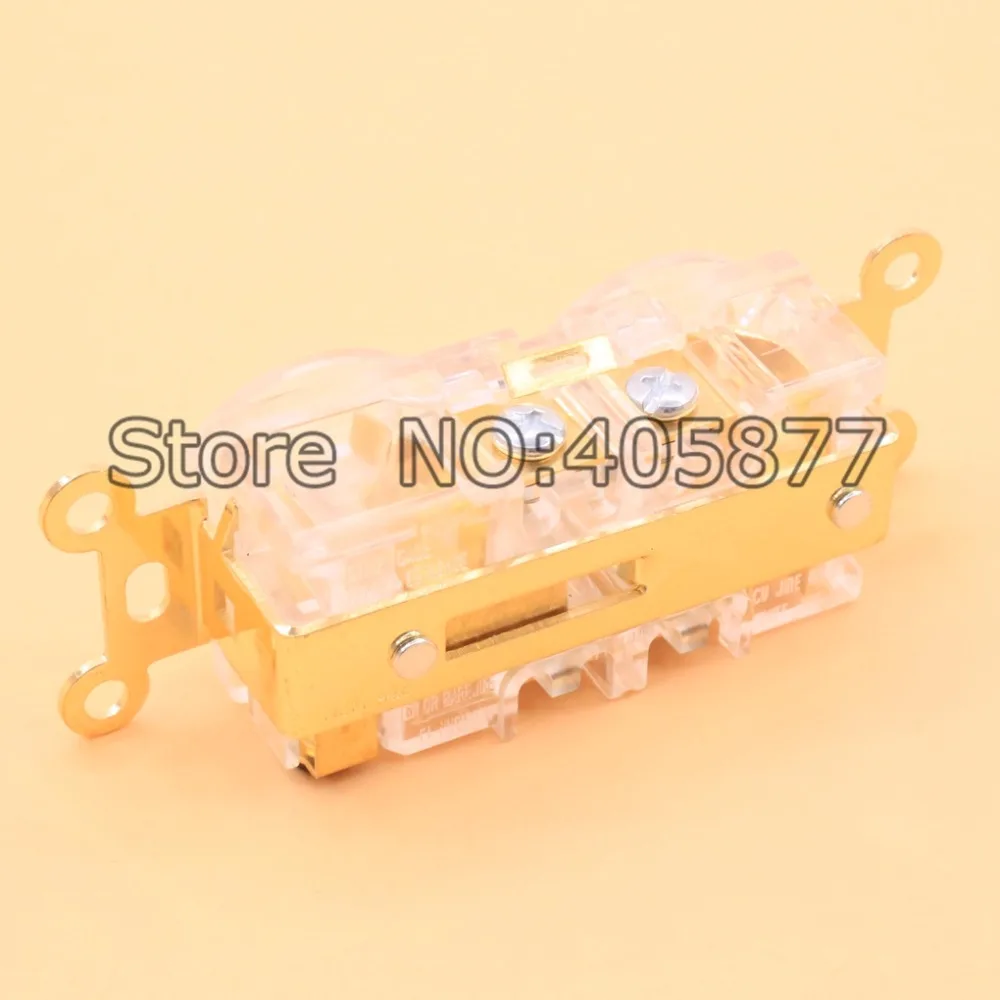 Бесплатная доставка 5 шт. США красная медная розетка настенная для