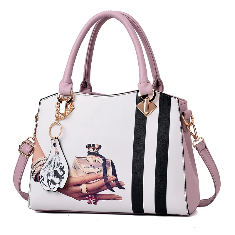 New Elegant Women Bag Fashion Leather Handbag Casual Tote Female Messenger Bags Shoulder Top Handle Lady Purse Wallet Bolsos | Багаж и