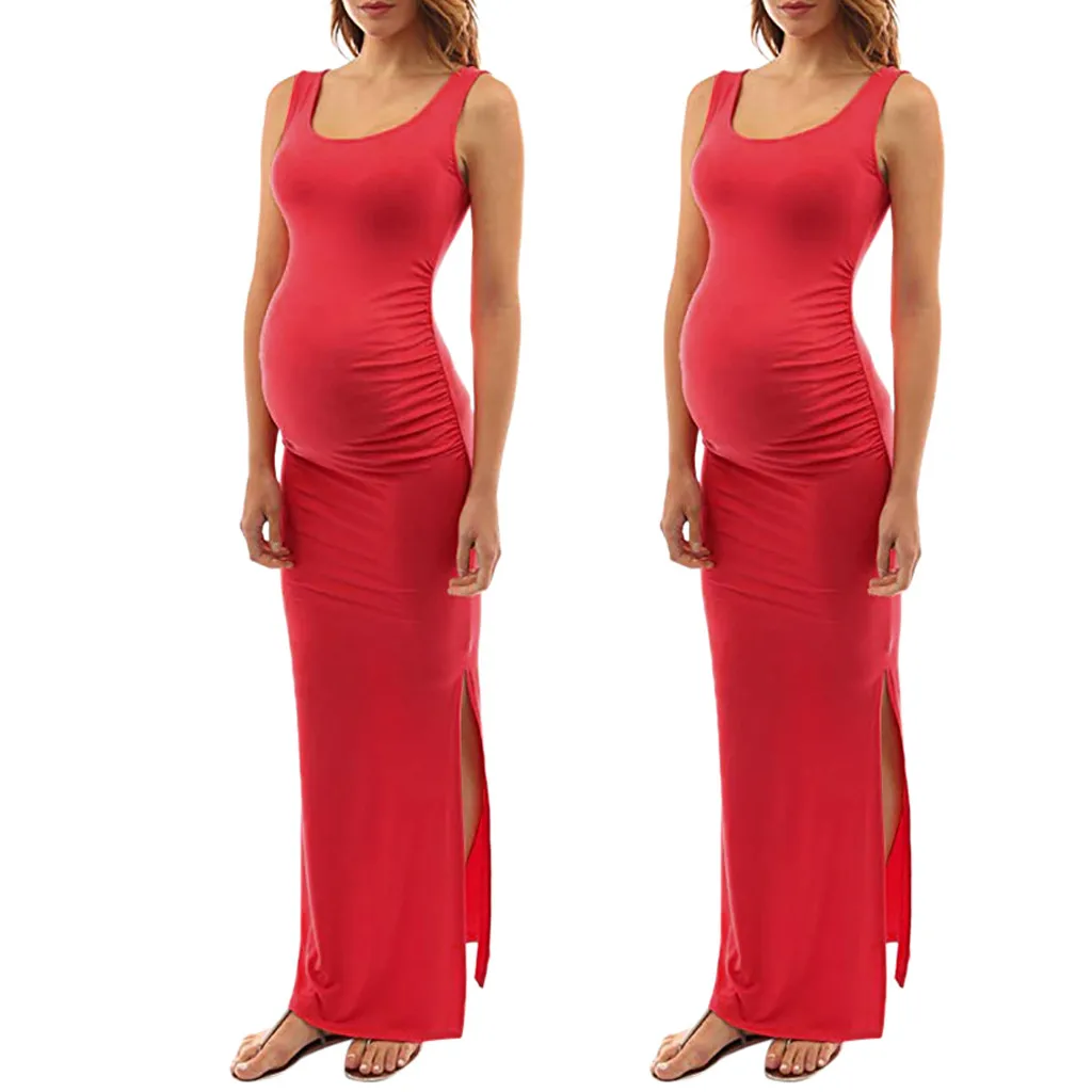 SAGACE длинные платья повседневные летние сексуальные женские для беременных без