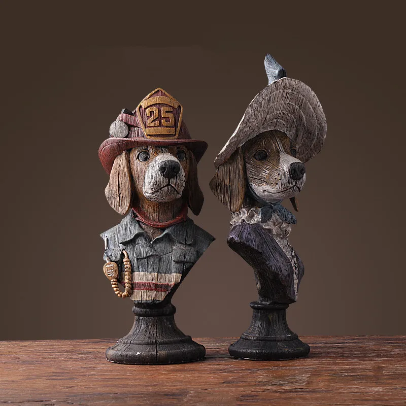 Статуэтка джентльмена леди собаки украшения для дома и офиса стильное украшение