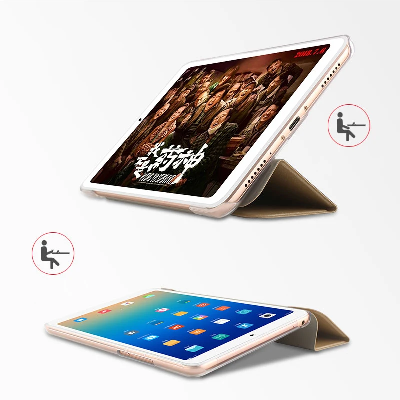Чехол ZEAMAR для Xiaomi mi Pad 4 Plus 10,1 ''кожаный смарт-чехол с подставкой для mi pad 4 Plus чехол с функцией автоматического сна/пробуждения