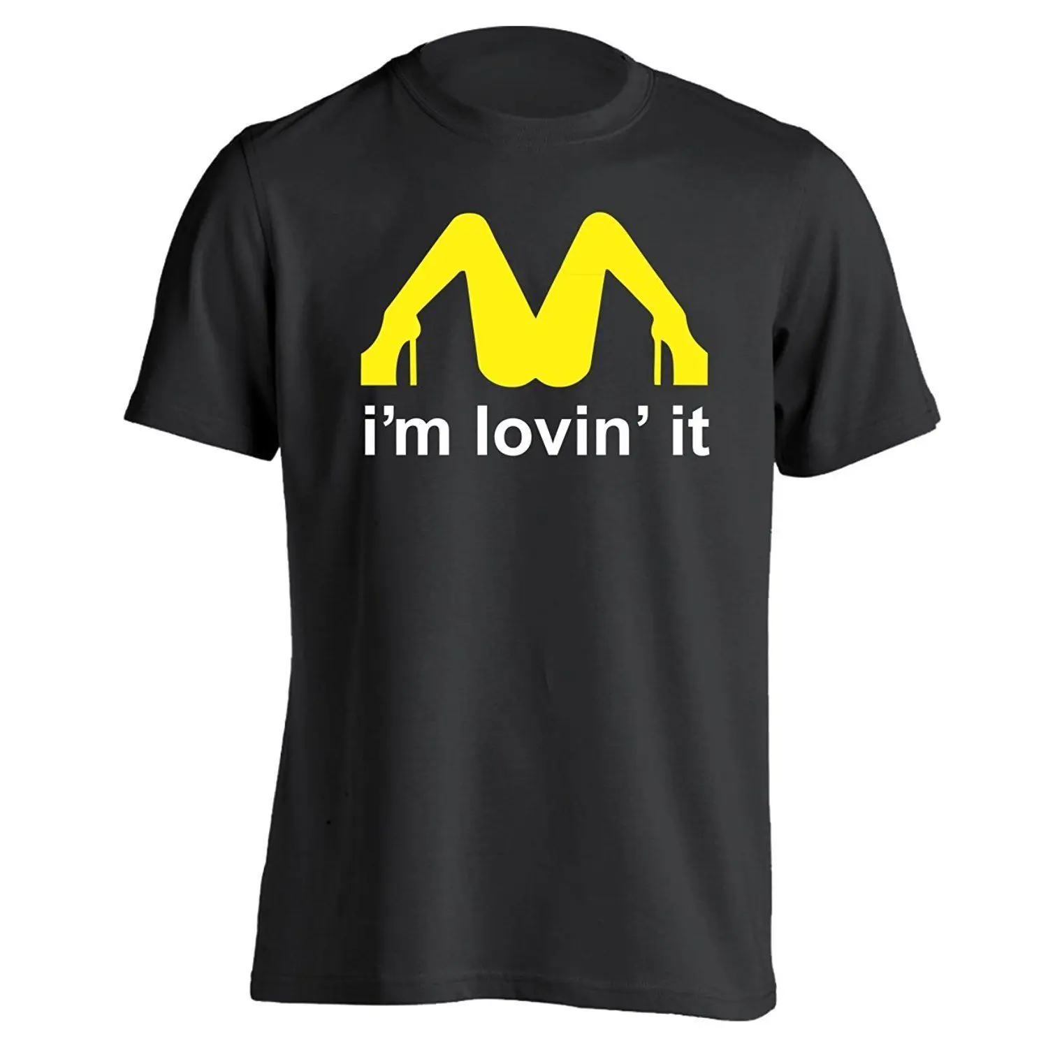 Мужская футболка с надписью I'm Lovin It Повседневная унисекс бесплатная доставка