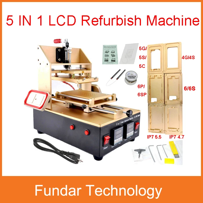 Аппарат для ламинирования рамок Samsung средний шлифовальный аппарат 5 1n 1 шт iPhone ЖК
