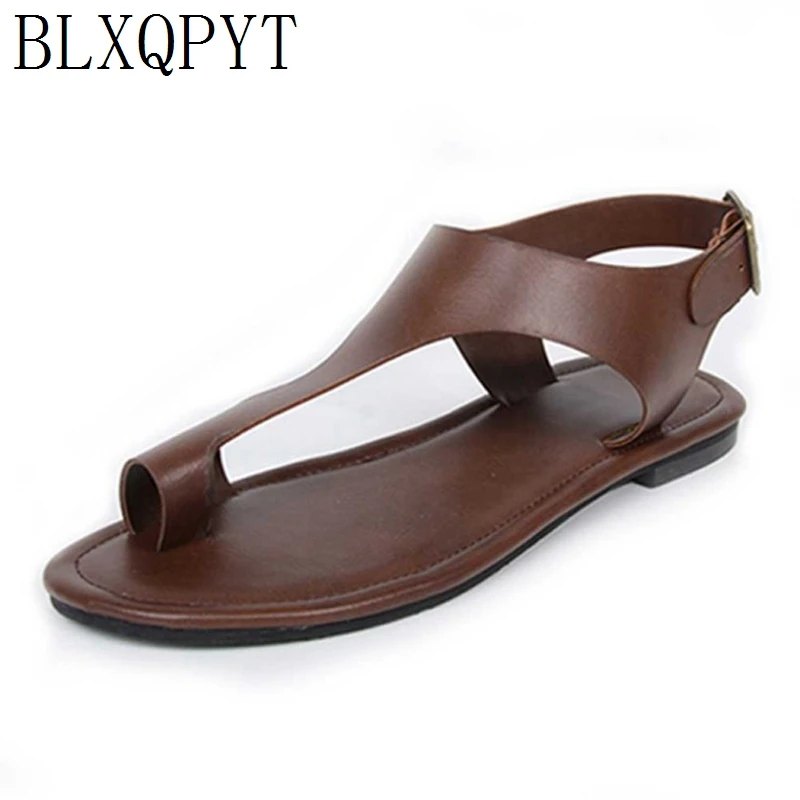 

BLXQPYT super Big Size 28-52 shoes women sandals Casual Fashion Flat flip-flops sandals sapato feminino summer style shoes 19-29