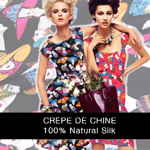 

CNUM SCD022 100% Natural Silk Crepe De Chine/Stylista/Anti-wrinkle Silk Fabric/Width 1.25yd Thickness 14mm