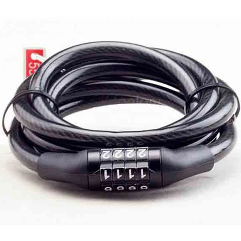 Замок для горного велосипеда Противоугонный замок Летающий стальной 4-значный