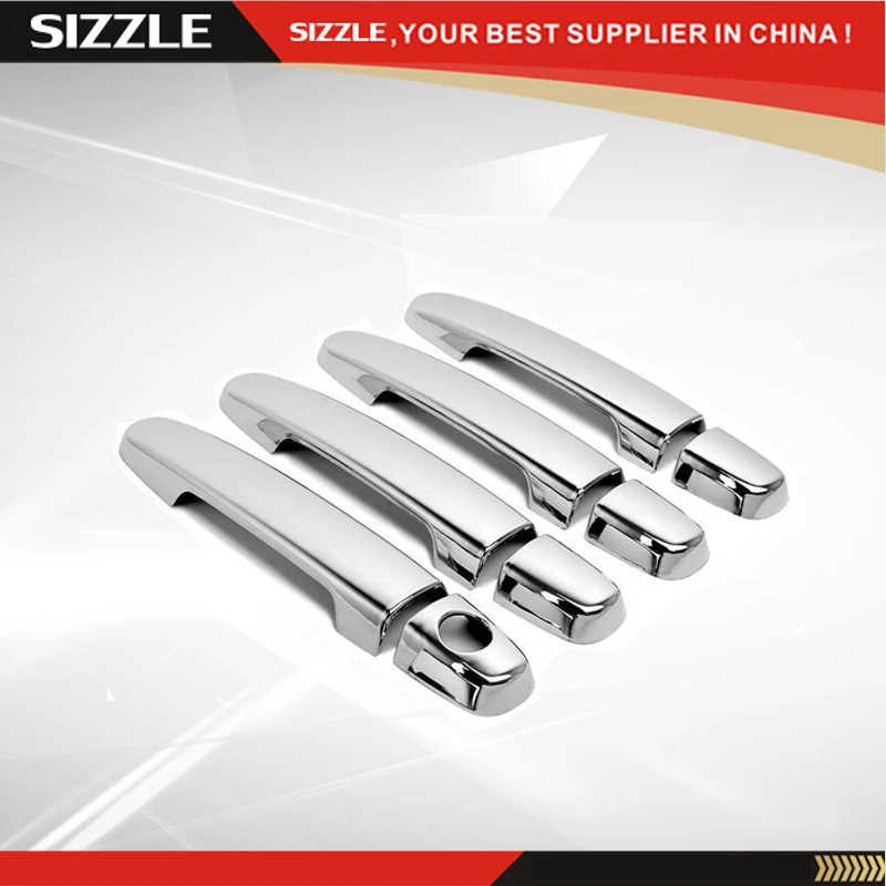 Хромированная ABS пластиковая крышка ручки двери автомобиля 4D No PSKH для Toyota Highlander