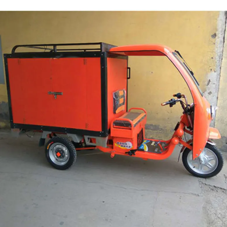TJ-DKC-60V-20AH-1000W-Tricycle пассажирский шкаф грузовой Электрический трехколесный