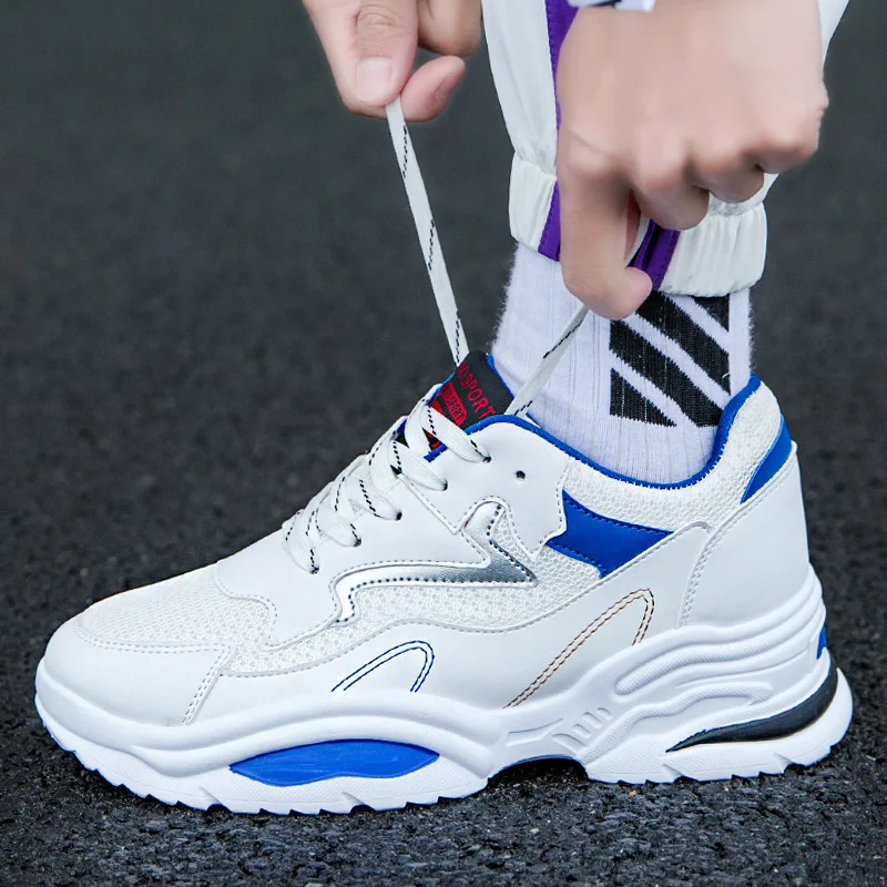 INS Vintage chunky Sneaker Kanye West Light Breathable Men Casual Shoes Zapatillas de Hombre Tenis Masculino dropshipping | Обувь