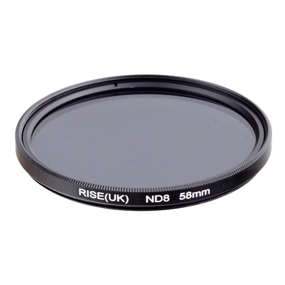 49 мм 52 55 58 62 67 72 77 RISE (UK) набор фильтров UV CPL поляризатор + ND 8 для Nikon Canon DSLR камер|filter