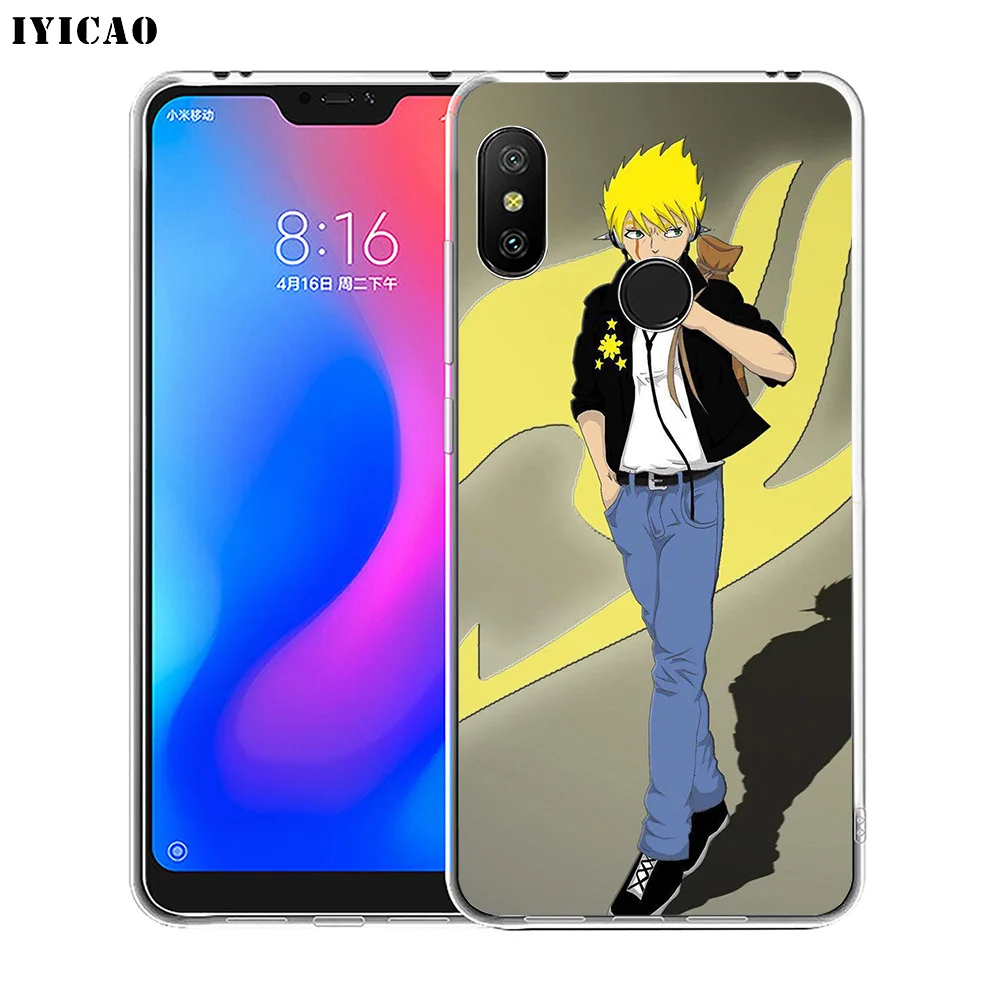 Мягкий силиконовый чехол для телефона IYICAO Laxus Dreyar Fairy Tail Xiaomi Redmi 4A 5A 6A Note 7 6 5 Pro Plus 4X