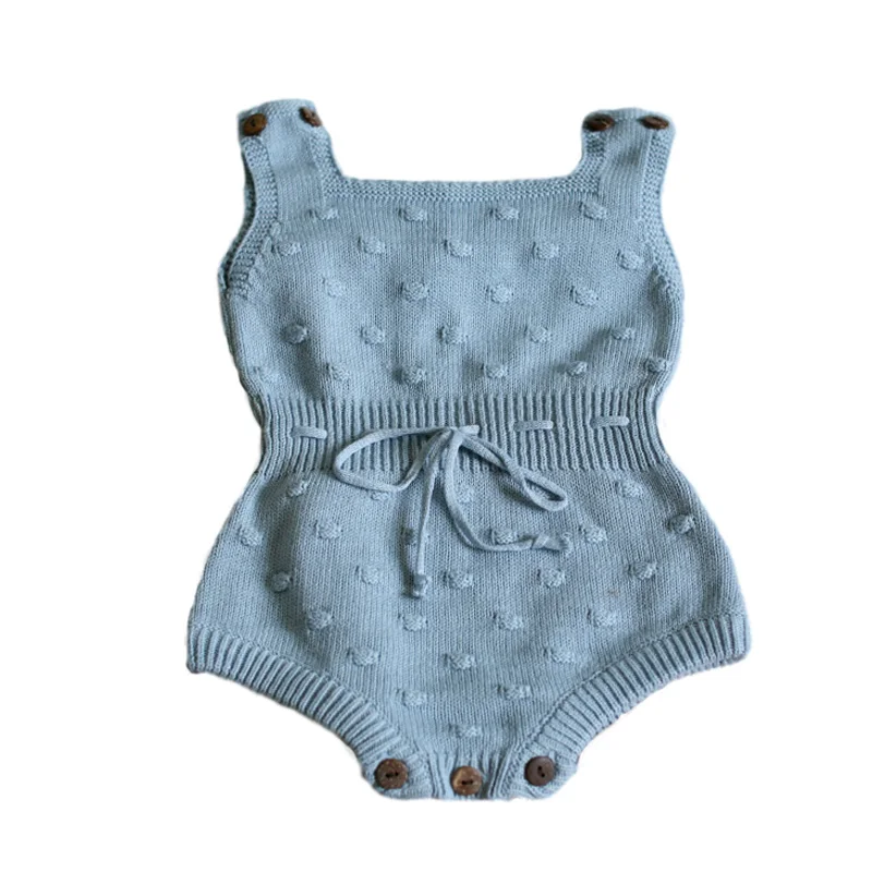 Модный вязаный детский комбинезон для девочек комбинезоны сезон осень весна