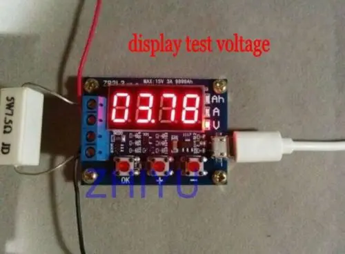 1 5 v ~ 12v измеритель емкости аккумулятора разрядный тестер 18650 Li ion литиево свинцово