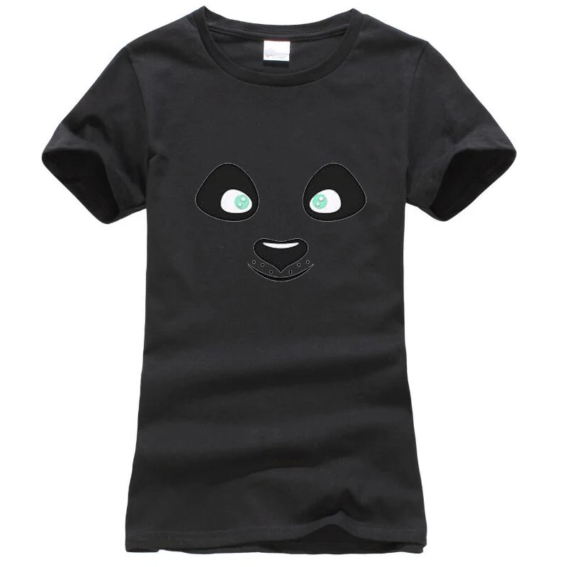 KPOP моды Harajuku футболки Kawaii Для женщин короткий рукав Vetement Femme панк 6 Цвет панда