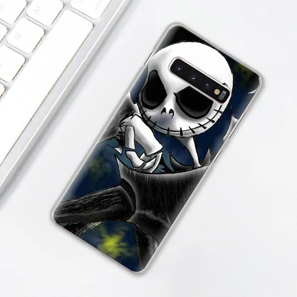 013 С принтом "Кошмар перед Рождеством" святить чехол для телефона для samsung Galaxy S10e S10 плюс S7 S8 S9 Plus Note 8 9 M10 M20 M30 жесткий чехол Coque - Цвет: 013