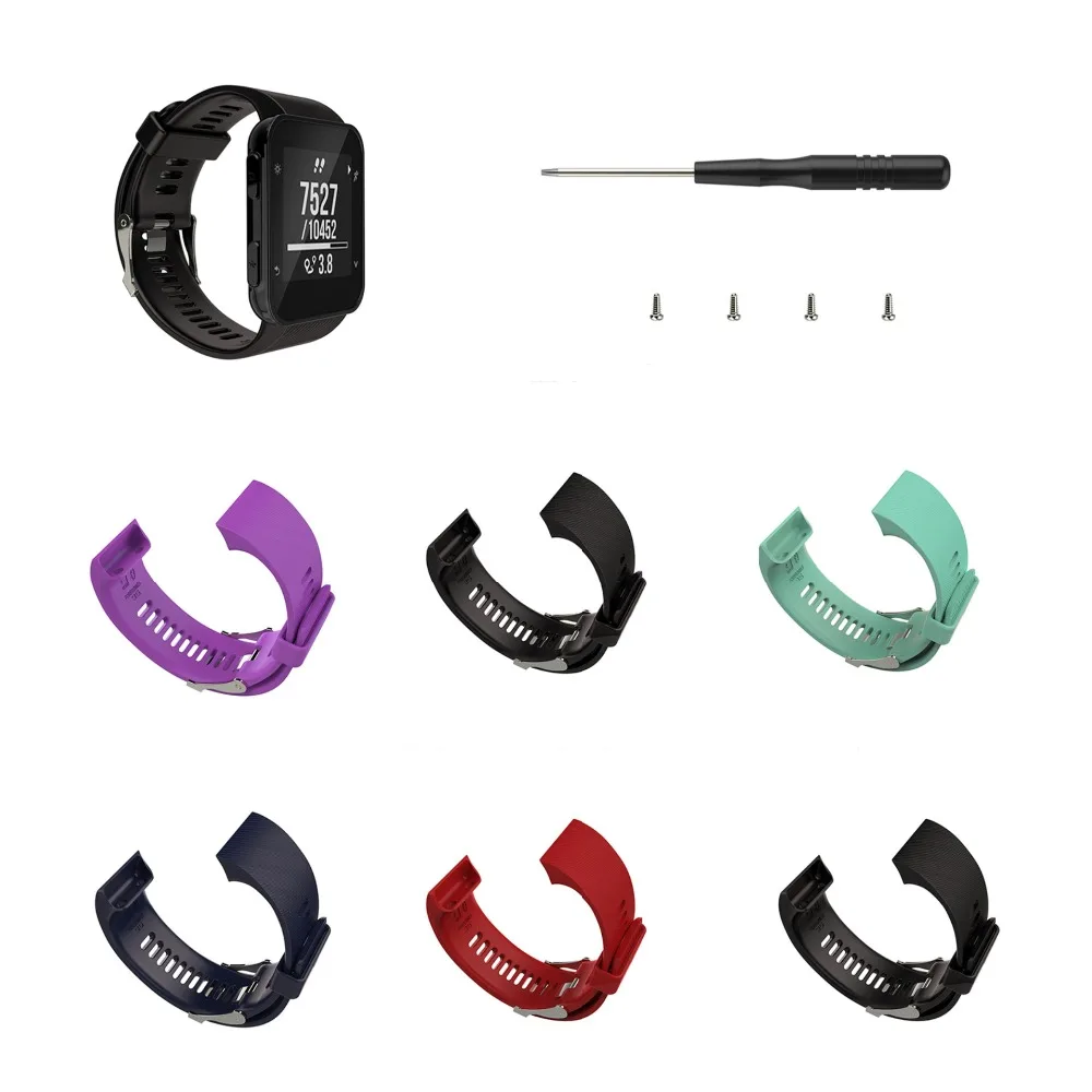 Силиконовый смарт-браслет для часов Garmin Forerunner 35 чехол Защитный чехол для Garmin Forerunner 35 Forerunner 30 ремешок