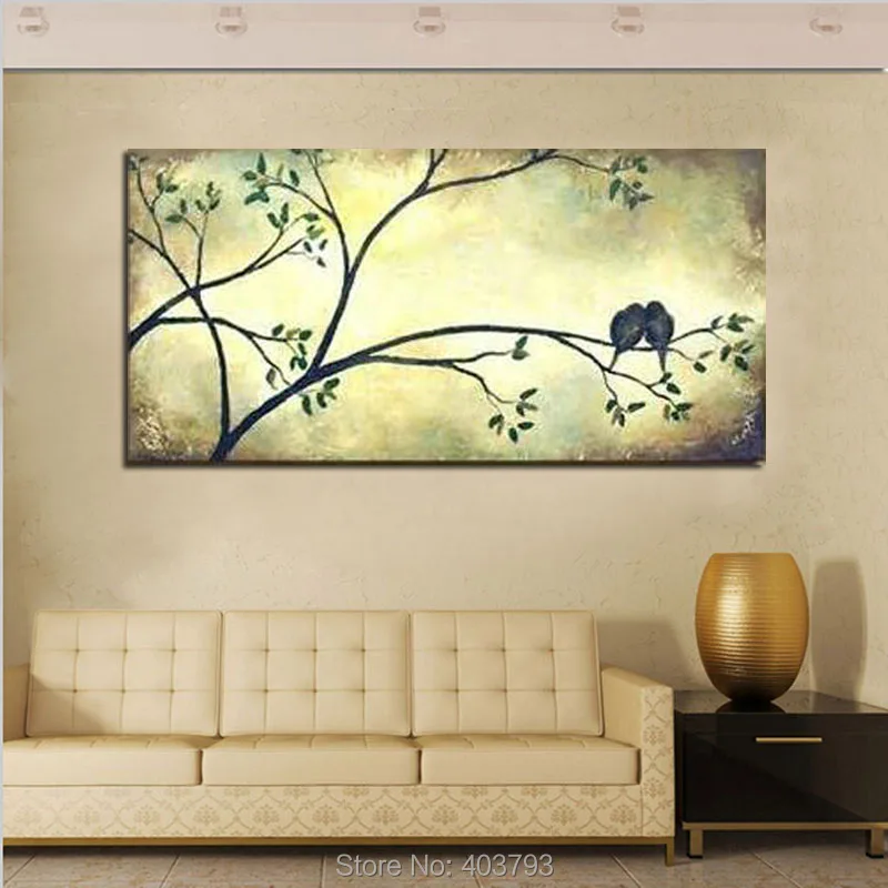 Индийская ручная работа миниатюрная картина с птицами художественное искусство