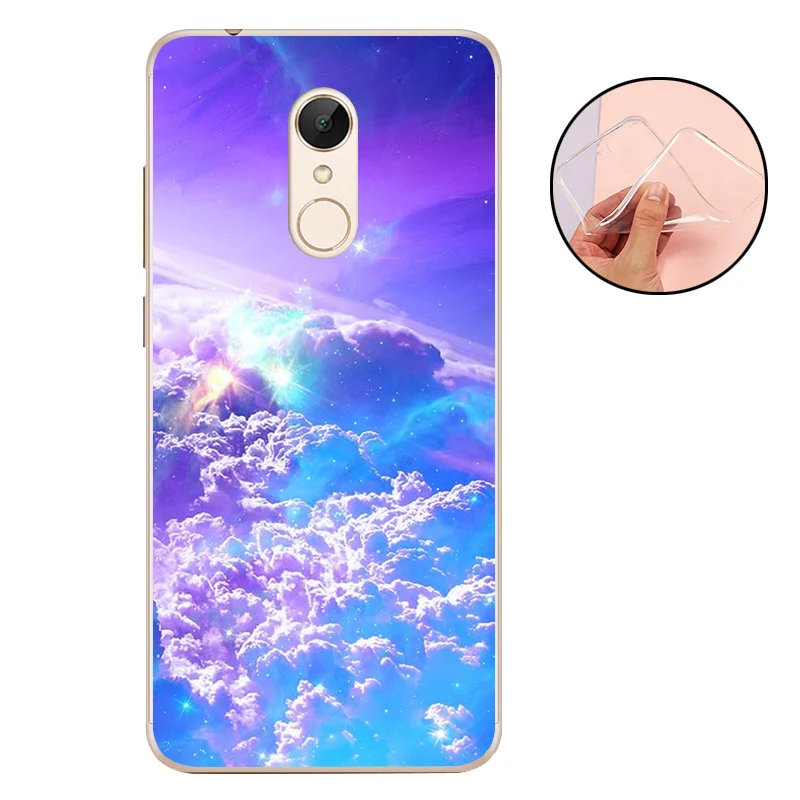 Мягкий чехол из ТПУ для Xiaomi Redmi 5, чехол для Xiaomi Redmi 5 Plus, мягкий силиконовый чехол с рисунком для задней панели телефона, чехлы для Redmi 5 5 Plus - Цвет: CSY