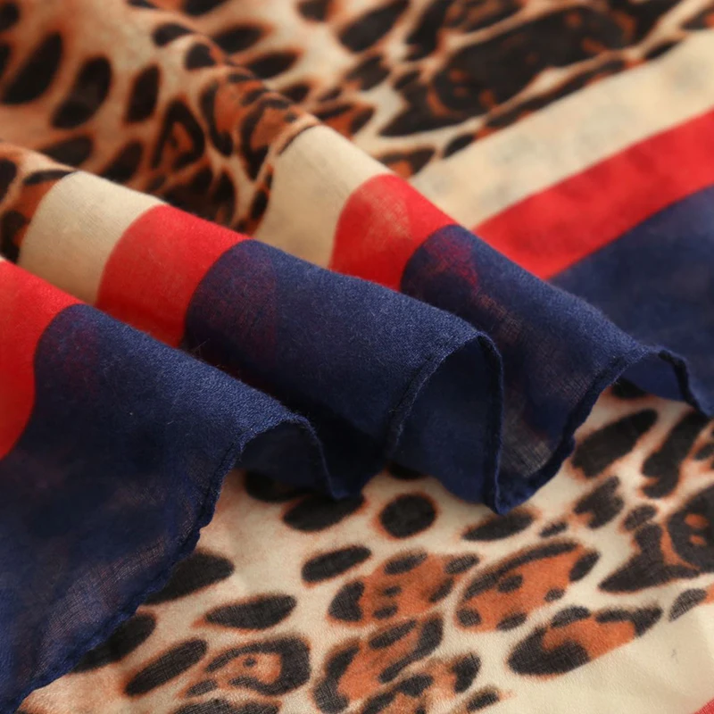 Европейская и американская мода осень зима новый принт тигра Леопардовый хлопок