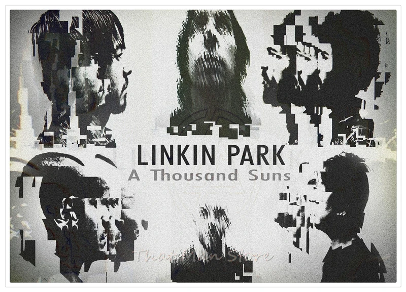 Linkin Park белая крафт-бумага Бумага постер для бара/Кафе Ретро плакат декоративной живописи 42X30 см