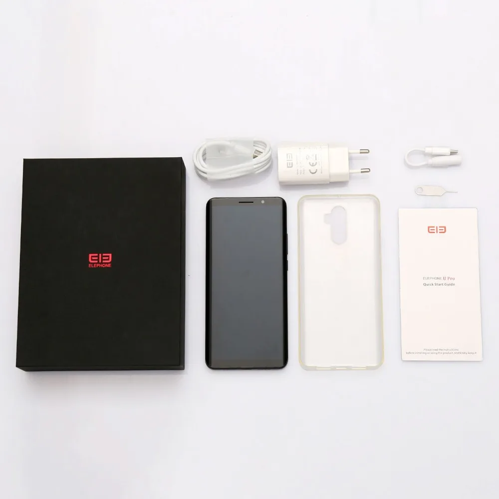 Elephone U Pro мобильного телефона Android 8 0 5 99 'ƌ ГБ + 128 Snapdragon 660 13MP двойной камеры