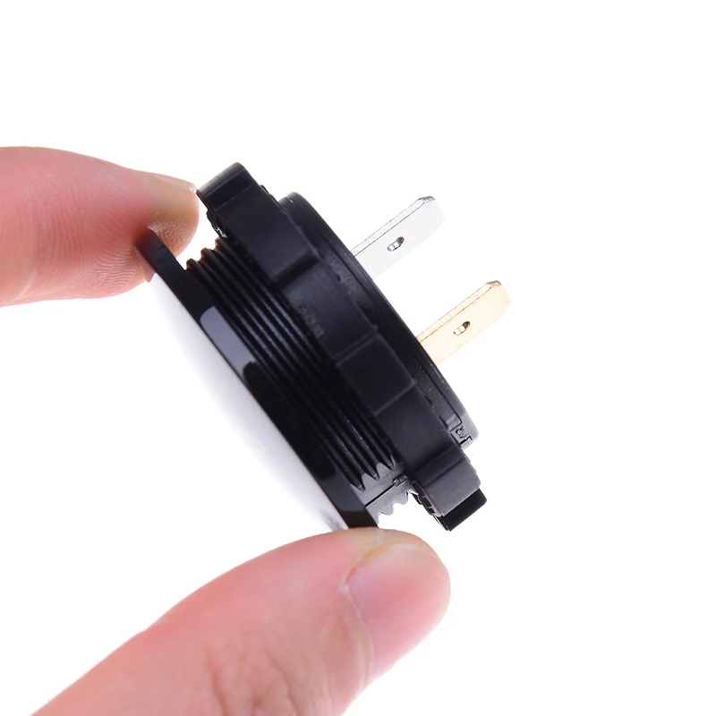 Beler вольтметр Мини DC 12V 24V Водонепроницаемый круглый Панель светодиодный цифровой