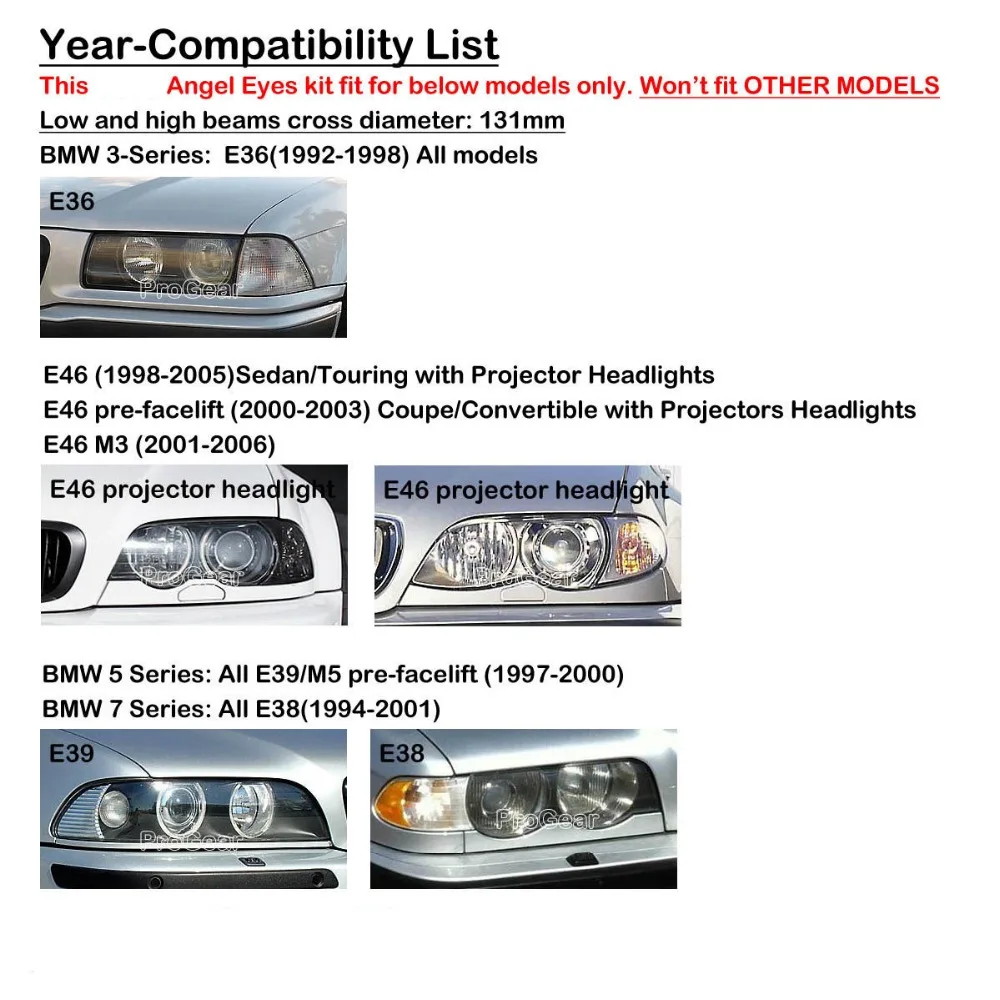 8000K белые светодиодсветодиодный фары с ангельскими глазами кольцевые ореолом