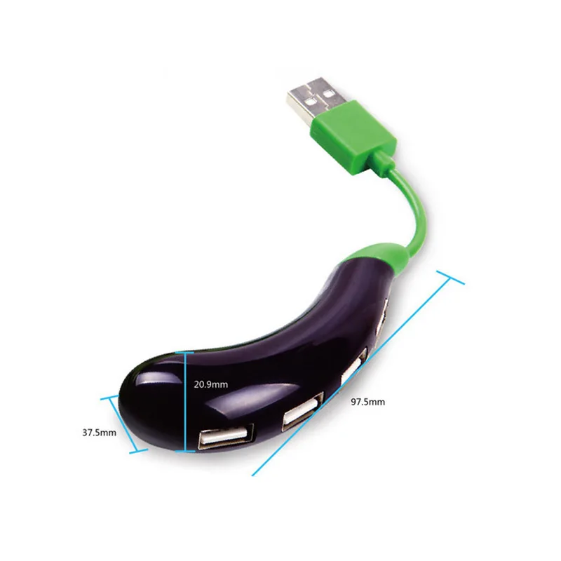 4 портовый высокоскоростной USB 2 0 адаптер Сплиттер chielenal usb хаб для перец баклажаны