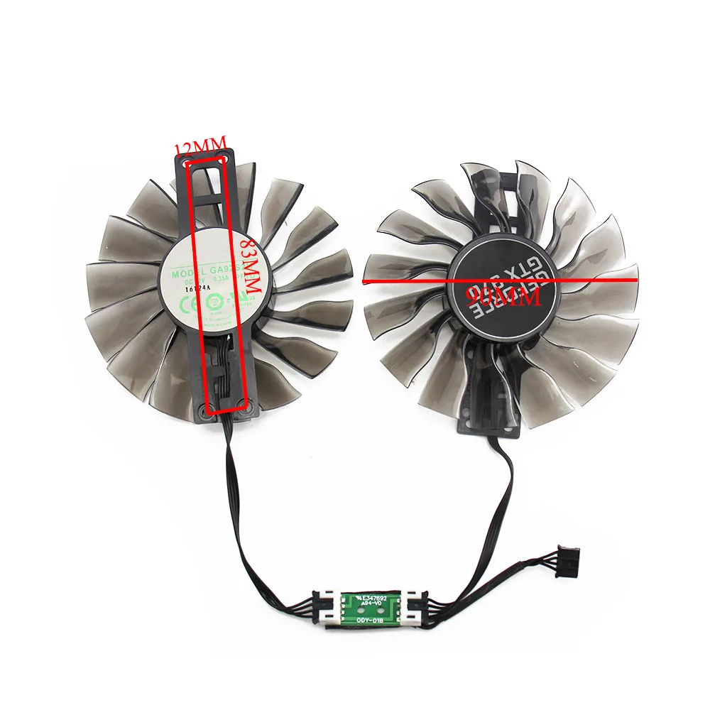 2 шт./лот 90 мм GA92S2H GeForce GTX970 JetStream GTX 970 вентилятор кулера для Palit GeForce GTX970 вентилятор GameRock