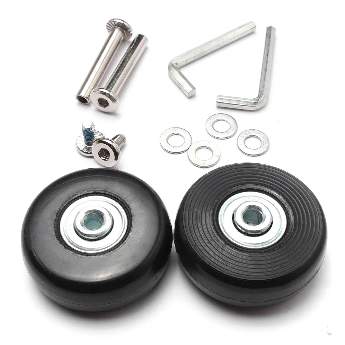 1 пара колес внешний диаметр 5 см широкое колесо 2 полиуретановое резиновое +