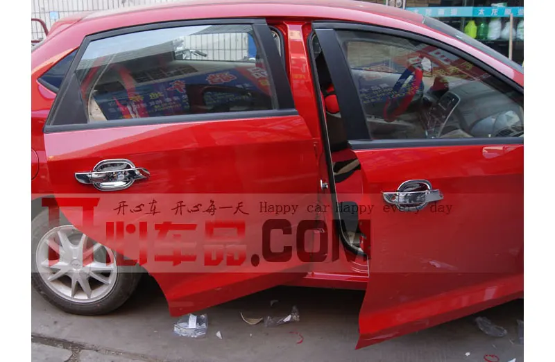 Для Chery Very Celer Аксессуары хромированная дверная ручка Fulwin 2 Storm Bonus ZAZ Forza MVM 315 седан хэтчбек наклейки для стайлинга автомобилей