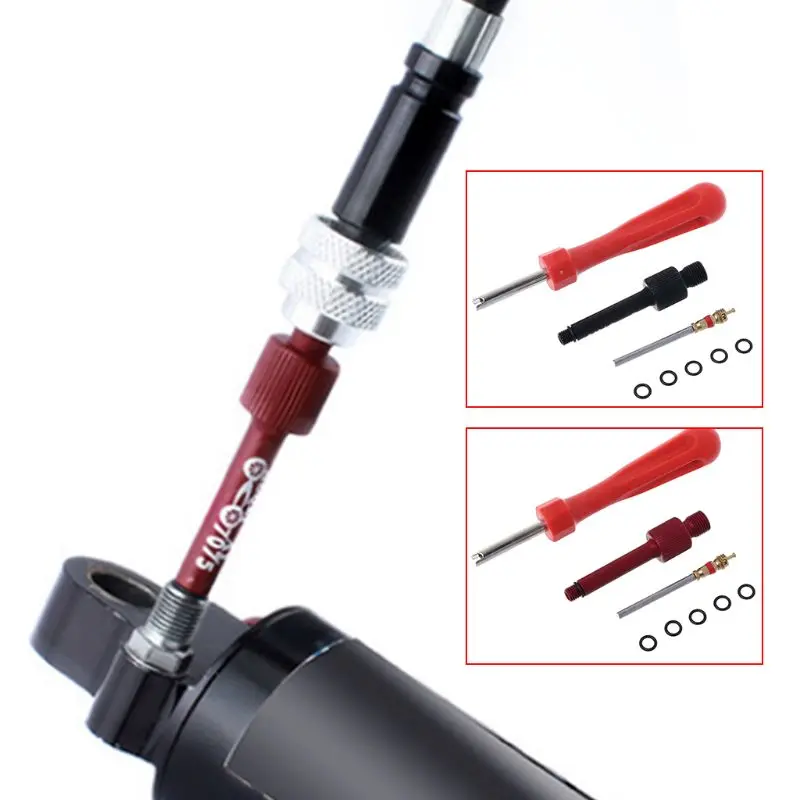 

Bicycle Rear Shock Absorber Pump Valve Adapter Valve Core Lengthen Aluminum Alloy MTB Bike Parts Repair Tools Replacement Anti-l