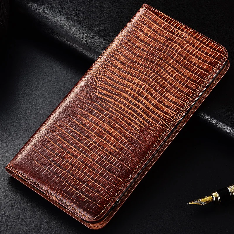 Phone Case For Huawei Google Nexus 6P Lizard Grain Flip Magnetic Stand Genuien Leather Cover | Мобильные телефоны и