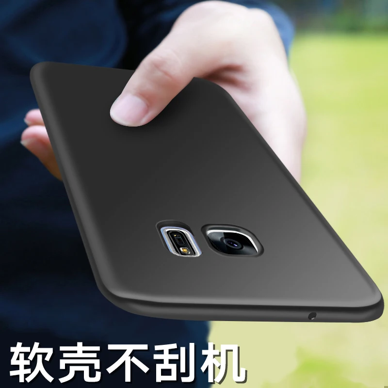 Роскошный Матовый Мягкий силиконовый чехол YKSPACE из ТПУ для Samsung Galaxy S6 S7 Edge S8 S9 Plus Note
