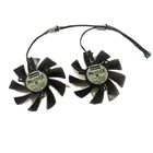 Кулер для графического процессора RX570, кулер для видеокарты 2 шт.компл., 4 контакта, 85 мм, кулер для замены графической карты для кулера видеокарты GIGABYTE RX 570, охлаждение видеокарты 4 Гб